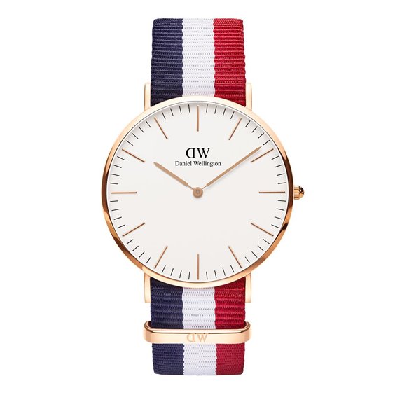 Orologio Daniel Wellington Uomo Classic Cambridge in Acciaio placcato oro rosa DW00100003 - DW00100003